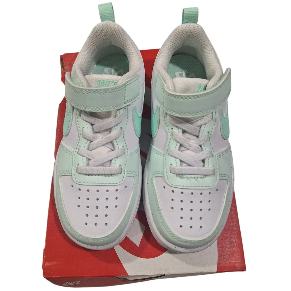Nike‎ Court Borough Low Recraft Toddler Shoes Mint Green Size 10.5 C New